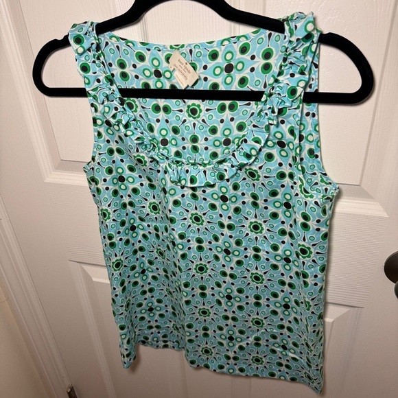 Y2k Kate Spade Silk Blend Tank Top - Picture 4 of 14